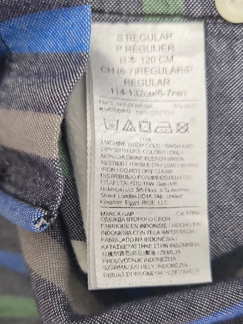 GAP classic button